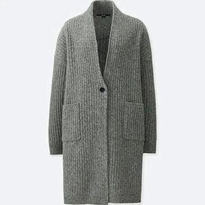 Uniqlo 100% Wool Cardigan/Coat, Size XS